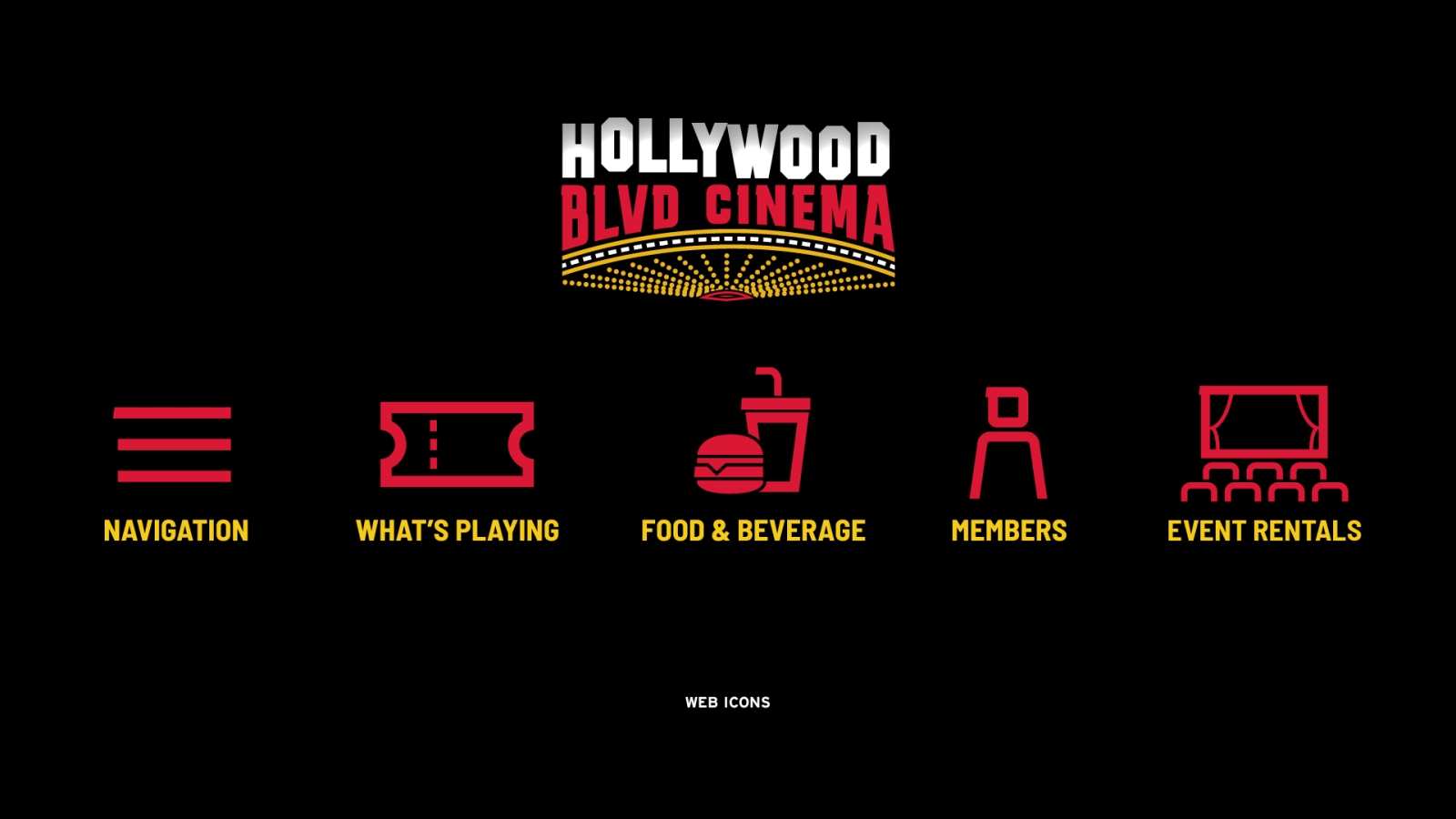 Hollywood Blvd Cinema iconography